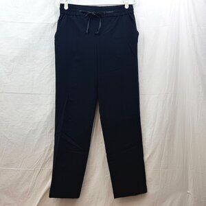New York & Co Elastic Waist Stretch Pants w/Pockets Women S Black